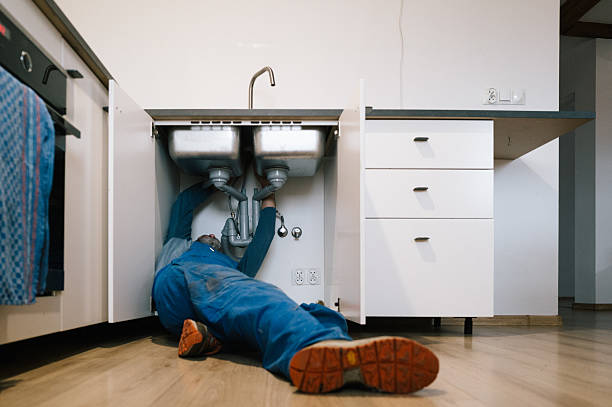 Professional Drain Cleaning technician working in Browns Summit, NC